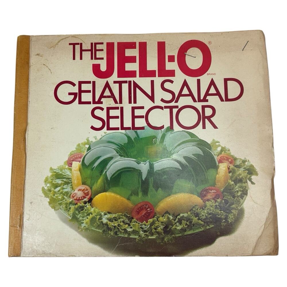 VTG 1980 "The JELLO Gelatin Salad Selector" Recipe Cook Book General Food Corp